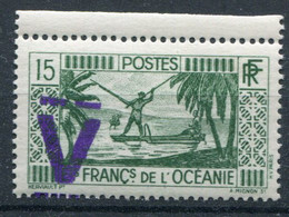 Océanie   90 **   Surchargé V - Unused Stamps