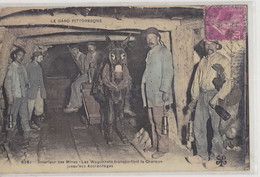 Le GARD PITTORESQUE   Intérieur Des Mines Wagonnets Transportant Le Charbon Jusqu'aux Accrochages ( Rare ) - Other & Unclassified