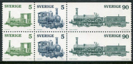 SWEDEN 1975  Steam Locomotives MNH / **.  Michel 918-20 - Nuovi