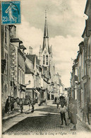 Montargis * La Rue De Loing Et église - Montargis