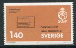 SWEDEN 1975 Postal Cheques MNH / **..  Michel 891 - Unused Stamps