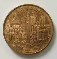 LONDON CITY, Bronze Medal, Like Medallion Coin, Crest Nelson, Big Ben - Proof, ASW Mm.38. - Noodgeld