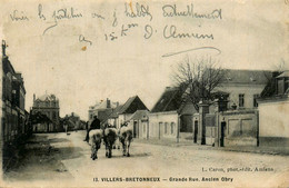 Villers Bretonneux * Grande Rue , Ancien Obry * Chevaux - Villers Bretonneux
