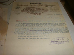 DOCUMENTO DITTA I.S.A.P 1929 -MORETTA CUNEO - Italia