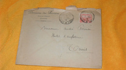 ENVELOPPE + LETTRE ANCIENNE DE 1913../ DOMAINE DES PERRIERES SOUK EL KHEMIS TUNISIE POUR TUNIS CACHETS + TIMBRE - Lettres & Documents