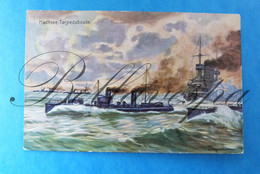 Hochsee-Torpedoboote. 9-04-1910 Marine Serie  Verlag A. Rosenthal Bremen - Warships