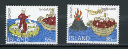 ISLANDE - EUROPA - N° Yvert 753+754 Obli. - Usati