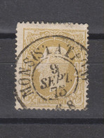 COB 32 Oblitération Centrale Double Cercle MONS (STATION) - 1869-1883 Léopold II