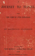 RARE OLD NEPAL BOOK -UK POST FREE- 'A Journey To Nepaul With The Camp Of Jung Bahadoor' 1852 (see Also 2nd Title Below) - Asien