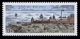 2012 Russia 1865 200 Years Of Fort Ross 1,50 € - Neufs