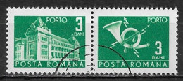 Romania 1970. Scott #J127 (U) General Post Office And Post Horn - Postage Due