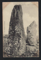 CPA   Morbihan 56   :  Erdeven Menhir De Kerzerho - Erdeven