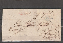 Austria In Czechoslovakia BUDOJEVICE BUDWEIS FRANCO PREPHILATELIC COVER 1846 - ...-1918 Voorfilatelie