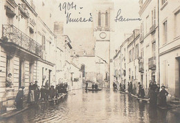 SAUMUR. - Inondations 1904.- Carte-Photo - Saumur