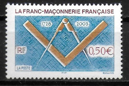 FRANCE    N° 3581  * *  Franc Maconnerie Compas Equerre - Freemasonry