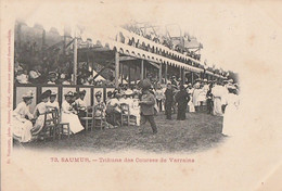 SAUMUR. - Tribune Des Courses De Varrains Belle Carte Précurseur - Saumur