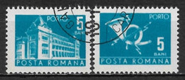Romania 1970. Scott #J128 (U) General Post Office And Post Horn - Port Dû (Taxe)