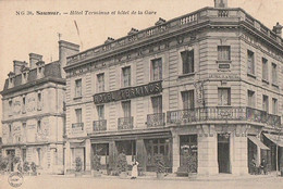 SAUMUR. - Hôtel Terminus Et Hôtel De La Gare - Saumur