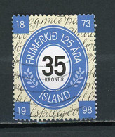 ISLANDE - ANNI. DU TIMBRE ISLANDAIS - N° Yvert 848 Obli. - Usati