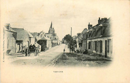 Vervins * Une Rue Du Village * Attelage - Vervins