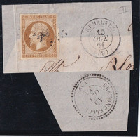 France N°13B - Oblitéré - TB - 1853-1860 Napoleone III