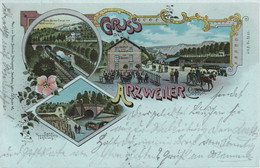 Arzweiler -(Lothringen) Litho Gelaufen 1899 - Lothringen