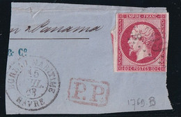 France N°17B - Oblitéré - TB - 1853-1860 Napoleone III