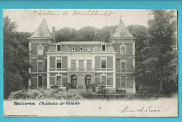 * Wetteren (Oost Vlaanderen) * Chateau De Vallois, Kasteel, Schloss, Castle, Unique, Zeldzaam, TOP, Rare - Wetteren