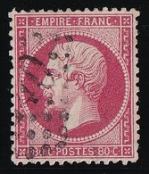 France N°24 - Oblitéré - TB - 1862 Napoléon III.