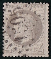 France N°27B - Oblitéré - TB - 1863-1870 Napoleon III Gelauwerd