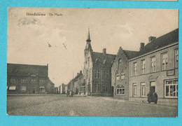 * Handzame - Handzaeme (Kortemark) * (Uitg. Vanpeperstraete - Waeyaert) Markt, Grand'Place, Square, Old, Rare - Kortemark