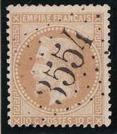 France N°28 - Oblitéré - TB - 1863-1870 Napoleon III Gelauwerd