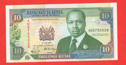 Kenia Kenya 10 Shilingi 1990 - Kenia