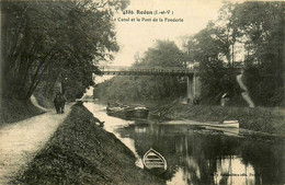 Redon * Le Canal Et Le Pont De La Fonderie * Péniche Batellerie - Redon