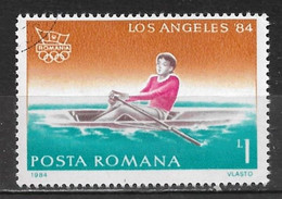 Romania 1984. Scott #3203 (U) Summer Olympics, Rowing - Gebruikt