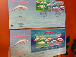 Hong Kong Stamp WWF  Dolphin FDC 1999 - Used Stamps