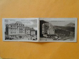 TREBEURDEN  (Côtes D'Armor) -- Carte Double Commerciale - Grand Hôtel Bellevue Et Les Annexes - Trébeurden