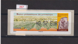 XXXX  **  Y & T  Salon Philatélique De Printemps Epernay  2012 Faciale 0.57 €   "FRANCE"  25/31  267 - 2010-... Illustrated Franking Labels