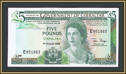 Gibraltar 5 Pounds 1988 P-21 (21b) UNC - Gibraltar