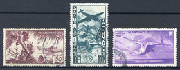 MARTINIQUE - PA N° 13 à 15 Ø Oblitéré Used Ø -- Mouette Sterne - Airmail