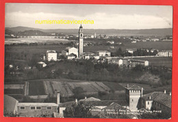 Onigo Panorama Con Ponte Di Vidor Sul Piave Il Montello In Provincia Treviso Cpa Viaggiata 1960 - Treviso