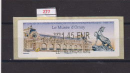 1112  **  Y & T  Le Musée D'orsay2012 Faciale  1.45 €  277   "FRANCE" 25/30 - 2010-... Vignettes Illustrées