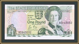 Jersey 1 Pound 1989 P-15 (15a) UNC - Jersey