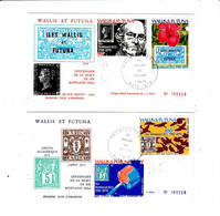 Wallis-Et-Futuna FDC  N°92 A 95 LOT DES 2 PLIS  7 MAII 1979 - Cartas & Documentos