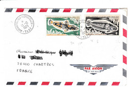 (TAAF) > 1955-1979// N°34 +38 POUR LA FRANCE 13/10/1973 - Storia Postale