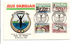 COTE D'IVOIRE FDC 1961 JEUX D'ABIDJAN - Ivory Coast (1960-...)