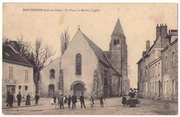 (41) 2199, Marchenoir, Serron, La Place, La Mairie, L'Eglise - Marchenoir