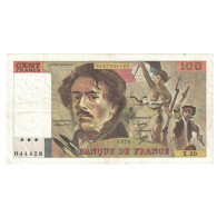 France, 100 Francs, Delacroix, 1979, X.20, TTB+, Fayette:69.3, KM:154b - 100 F 1978-1995 ''Delacroix''