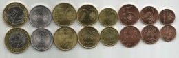 Belarus 2016 (2009) Complete Coin Set Of 8 Coins UNC - Bielorussia