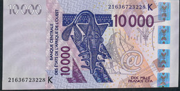 W.A.S. SENEGAL P718Ku 10000 Or 10.000 FRANCS (20)21 2021 Signature 45 UNC. - West African States